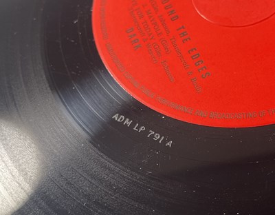 Lot 204 - DARK - DARK ROUND THE EDGES LP (ORIGINAL 1972 SELF-RELEASED COPY - BLACK/WHITE SINGLE SLEEVE - S.I.S. RECORDS SR 0102S) INCLUDES LYRIC BOOKLET