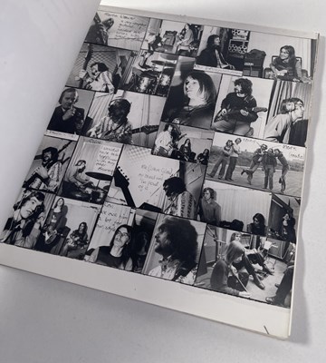 Lot 204 - DARK - DARK ROUND THE EDGES LP (ORIGINAL 1972 SELF-RELEASED COPY - BLACK/WHITE SINGLE SLEEVE - S.I.S. RECORDS SR 0102S) INCLUDES LYRIC BOOKLET