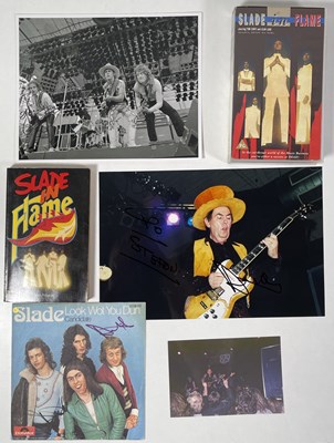 Lot 249 - SLADE - SIGNED MEMORABILIA.