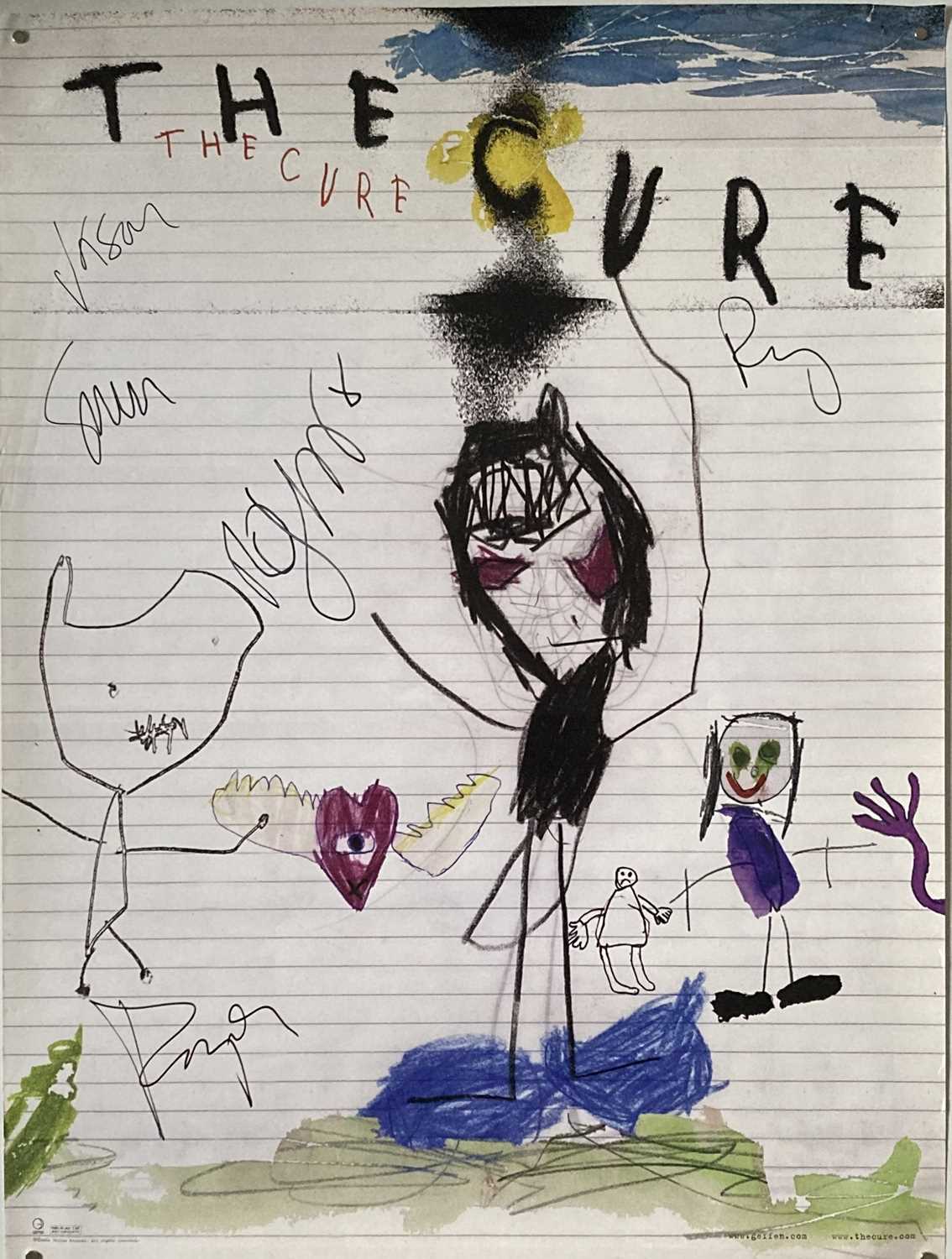Lot 299 - THE CURE SIGNED POSTER