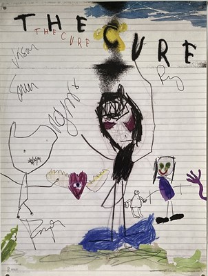 Lot 299 - THE CURE SIGNED POSTER