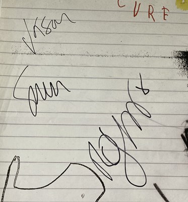Lot 299 - THE CURE SIGNED POSTER