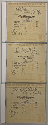 Lot 312 - ECHO AND THE BUNNYMEN SIGNED CD SINGLES