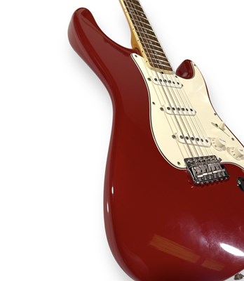 Lot 263 - FENDER ERIC JOHNSON SIGNATURE STRATOCASTER, DAKOTA RED.