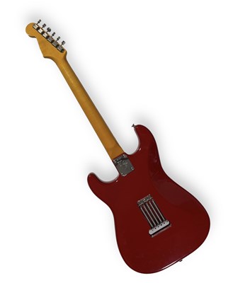 Lot 263 - FENDER ERIC JOHNSON SIGNATURE STRATOCASTER, DAKOTA RED.