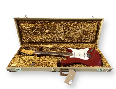 Lot 263 - FENDER ERIC JOHNSON SIGNATURE STRATOCASTER, DAKOTA RED.