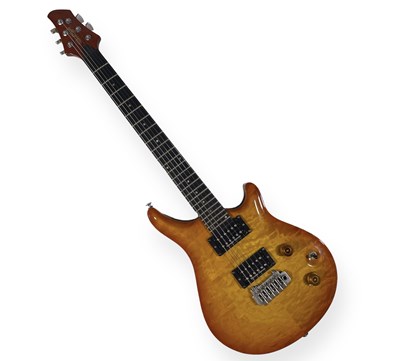 Lot 264 - PATRICK EGGLE BERLIN PRO V ELECTRIC GUITAR, VINTAGE SUNBURST.