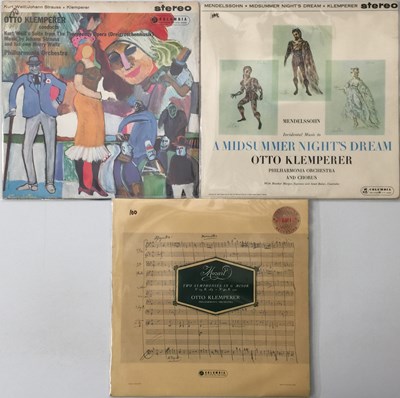 Lot 35 - OTTO KLEMPERER - ORIGINAL UK STEREO RECORDING LPs (COLUMBIA SAX)