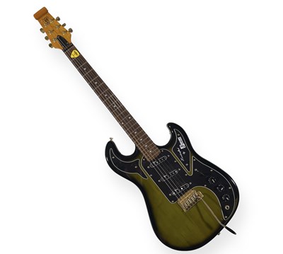 Lot 271 - BURNS CLUB SERIES MARQUEE ELECTRIC GUITAR, GREEN BURST, SERIAL NO: 5100162.