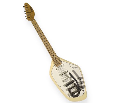 Lot 278 - HUTCHINS RETRO STAR 'VOX PHANTOM COPY' ELECTRIC GUITAR.
