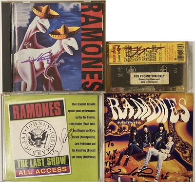 Lot 301 - JOEY RAMONE SIGNED CDS