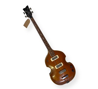 Lot 282 - EKO HOFNER VIOLIN-STYLED BASS GUITAR.