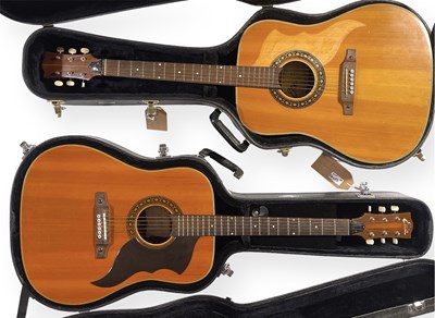 Lot 286 - TWO EKO RANGER 6 ACOUSTIC GUITARS C 1970.