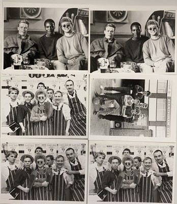 Lot 339 - PUNK AND NEW WAVE PHOTO ARCHIVE - BOY GEORGE / UB40 / HUMAN LEAGUE