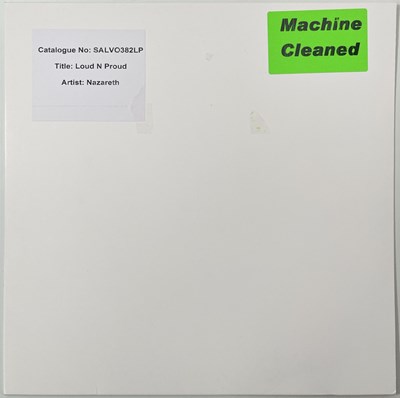 Lot 122 - NAZARETH - LOUD N PROUD WHITE LABEL TEST PRESSING (SALVO382LP).
