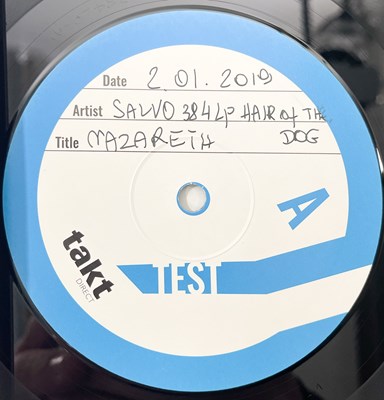 Lot 125 - NAZARETH - HAIR OF THE DOG (SALVO384LP) WHITE LABEL TEST PRESSING.