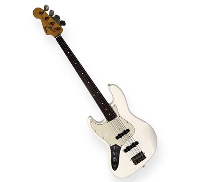 Lot 3 - 1985 FENDER JAZZ BASS - OLYMPIC WHITE (LEFT-HANDED).