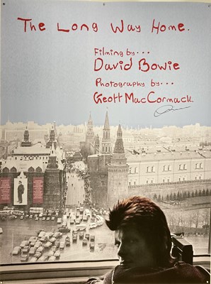 Lot 330 - DAVID BOWIE - THE LONG WAY HOME POSTER