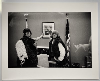 Lot 389 - THE ROLLING STONES - MICHAEL COOPER SILVER GELATIN LIMITED EDITION PRINT.