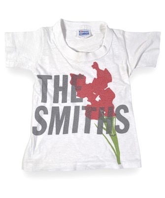 Lot 446 - THE SMITHS - ORIGINAL 1984 BABY T-SHIRT DESIGN.