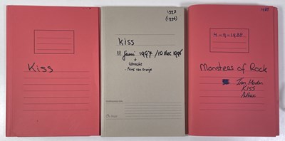 Lot 476 - CONTRACTS AND CONCERT BOOKING ARCHIVE - MONSTERS OF ROCK / KISS /