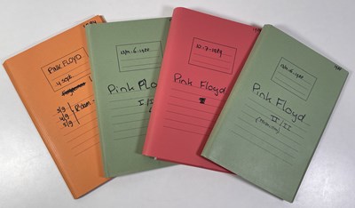 Lot 481 - CONTRACTS AND CONCERT BOOKING ARCHIVE - PINK FLOYD.