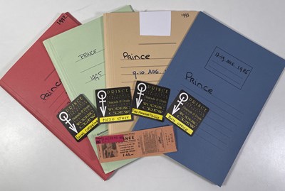 Lot 483 - CONTRACTS AND CONCERT BOOKING ARCHIVE - PRINCE