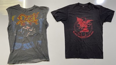 Lot 361 - BLACK SABBATH / OZZY - ORIGINAL T-SHIRTS.