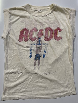 Lot 365 - AC/DC - ORIGINAL FLICK OF THE SWITCH T-SHIRT.