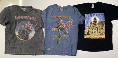 Lot 395 - ROCK / METAL - IRON MAIDEN / WHITESNAKE T-SHIRTS.