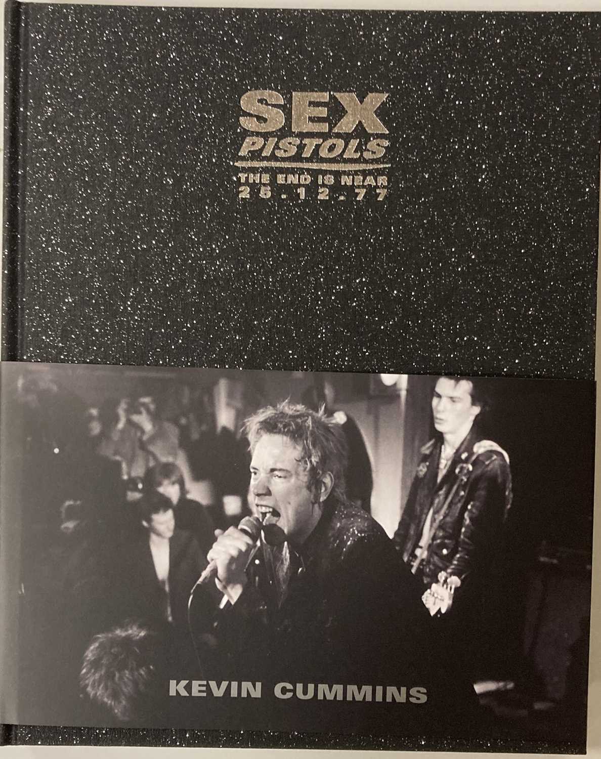 Lot 281 - SEX PISTOLS - THE END IS NEAR KEVIN CUMMINS SIGNED BOOK