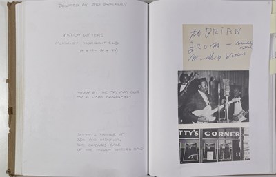 Lot 339 - JAZZ/BLUES AUTOGRAPHS - THE BARRY MCRAE COLLECTION - VOL 15 INC JOSH WHITE / MUDDY WATERS..