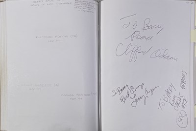 Lot 339 - JAZZ/BLUES AUTOGRAPHS - THE BARRY MCRAE COLLECTION - VOL 15 INC JOSH WHITE / MUDDY WATERS..