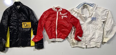 Lot 475 - TEN CC ARCHIVE - RARE c 1970/80S JACKETS.