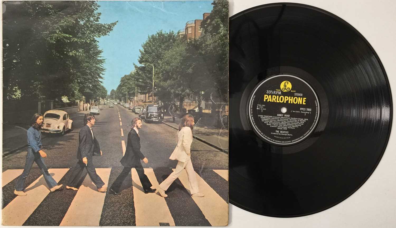 Lot 108 - THE BEATLES - ABBEY ROAD LP (ORIGINAL UK EXPORT COPY - PARLOPHONE PPCS 7088)