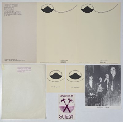 Lot 426 - PINK FLOYD - ORIGINAL C 1960S EPHEMERA INC BLACKHILL ENTERPRISES STATIONERY.