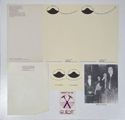 Lot 427 - PINK FLOYD - ORIGINAL C 1960S EPHEMERA INC BLACKHILL ENTERPRISES STATIONERY.