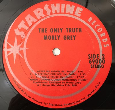 Lot 8 - MORLY GREY - THE ONLY TRUTH LP (CANADIAN STEREO OG - STARSHINE 69000 - WITH POSTER))