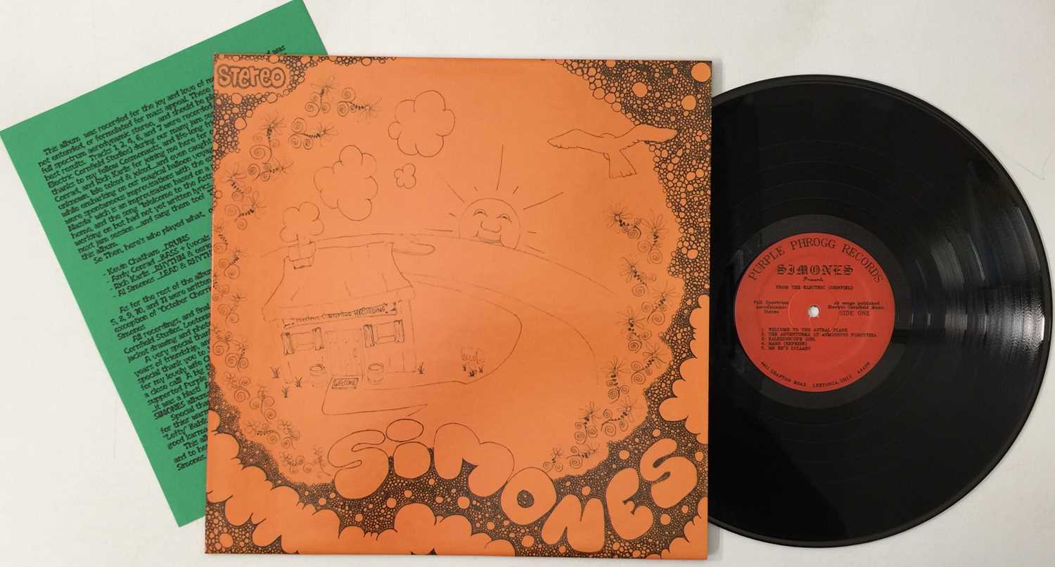 Lot 10 - SIMONES - FROM THE ELECTRIC CORNFIELD LP (MODERN PSYCH - PURPLE PHROGG PG04)