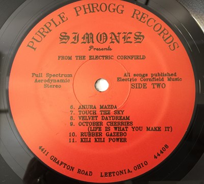 Lot 10 - SIMONES - FROM THE ELECTRIC CORNFIELD LP (MODERN PSYCH - PURPLE PHROGG PG04)