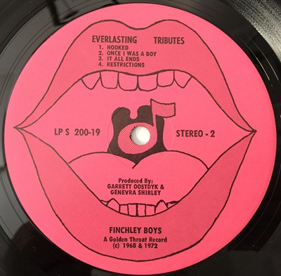 Lot 11 - FINCHLEY BOYS - EVERLASTING TRIBUTES LP (US BLUES/ PSYCH - GOLDEN THROAT - LP S 200-19)