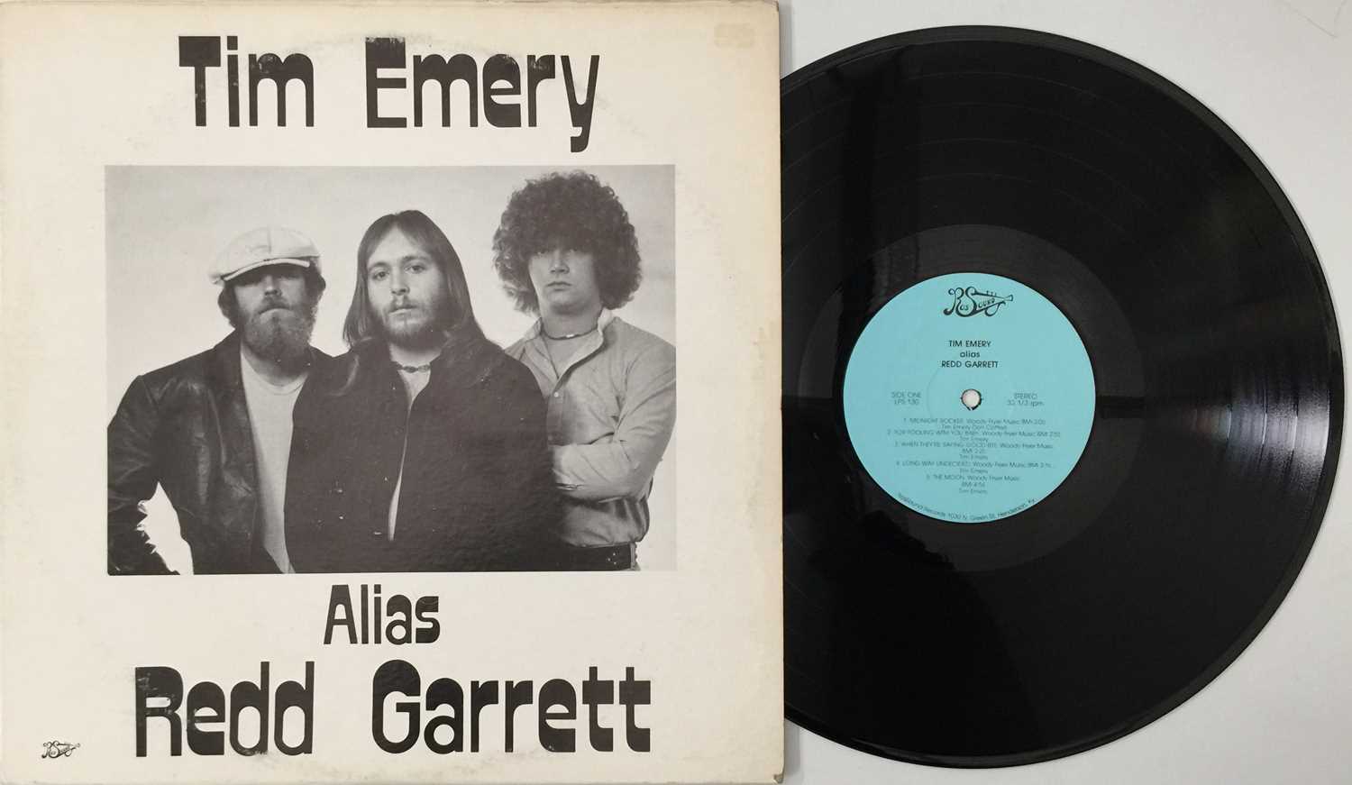 Lot 13 - TIM EMERY - ALIAS REDD GARRETT LP (US PSYCH OG - ROSSOUND - LPS 130)