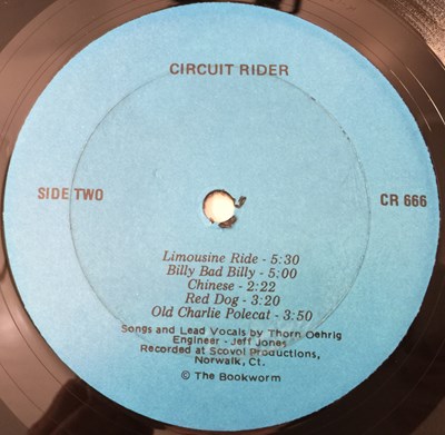 Lot 14 - CIRCUIT RIDER - S/T LP (SELF-RELEASED - CR 666)
