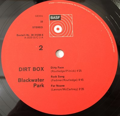 Lot 16 - BLACKWATER PARK - DIRT BOX LP (GERMAN HEAVY ROCK - BASF 2021238-6)