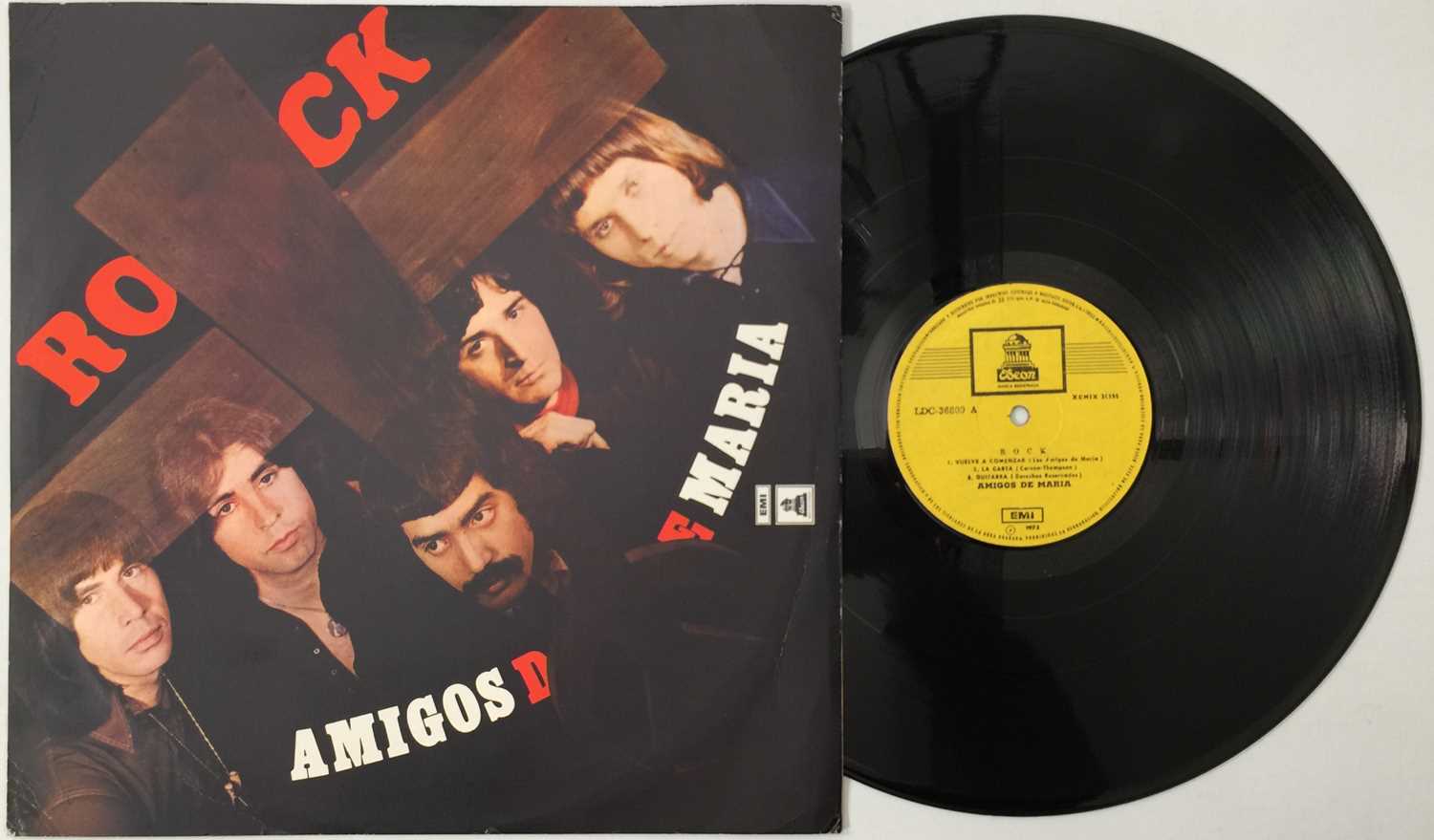 Lot 18 - AMIGOS DE MARIA - S/T LP (CHILEAN PSYCH - ODEON PROMO - LDC-36809)