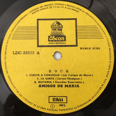 Lot 18 - AMIGOS DE MARIA - S/T LP (CHILEAN PSYCH - ODEON PROMO - LDC-36809)
