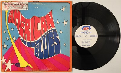 Lot 19 - AMERICAN BLUES - IS HERE LP (PRE-ZZ TOP - KARMA PROMO - KLP-1001)