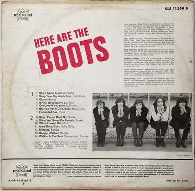 Lot 20 - THE BOOTS - HERE ARE LP (GERMAN GARAGE/ PSYCH - TELEFUNKEN - SLE 14399-P)