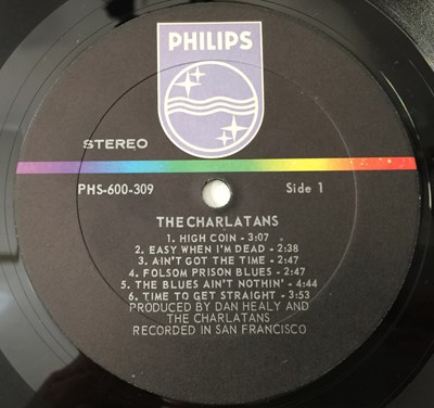 Lot 22 - THE CHARLATANS - S/T LP (US PSYCH - PHILIPS - PHS-600-309)