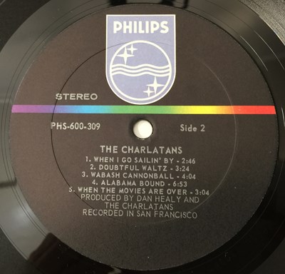Lot 22 - THE CHARLATANS - S/T LP (US PSYCH - PHILIPS - PHS-600-309)